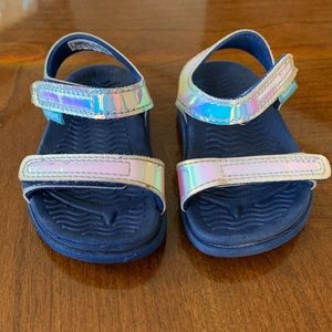 Native Charley Kids Blue Hologram & Regatta Blue - Size 4